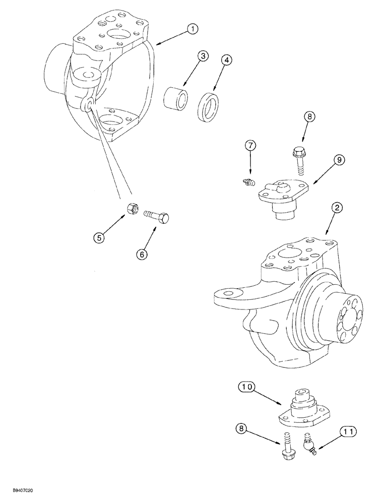 REMAN-AXLE (6-06) - FRONT DRIVE AXLE, SWIVEL HOUSING | ref:113561A3R