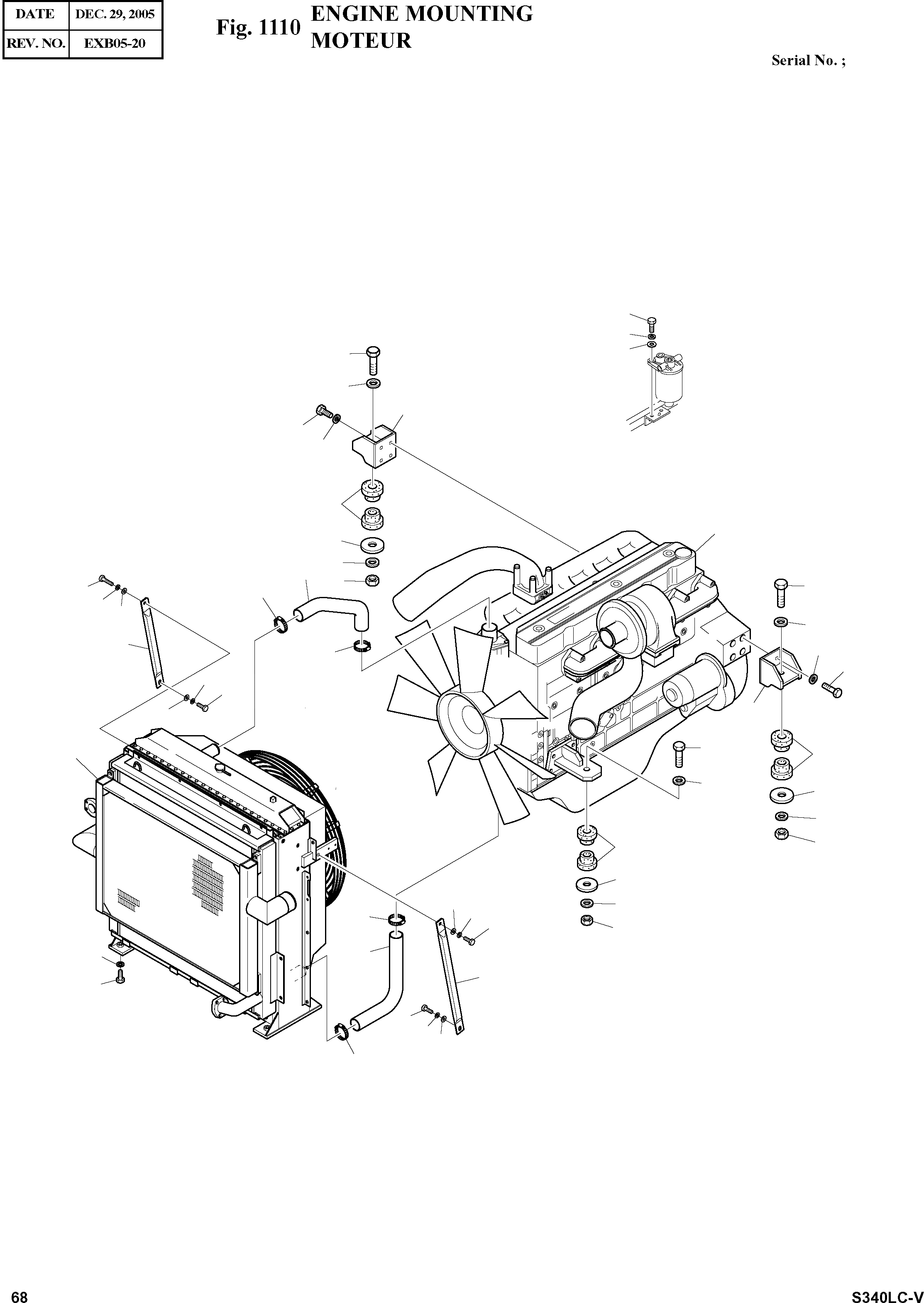 RUBBER;REAR ENGINE MOUNTING | ref:161-00551