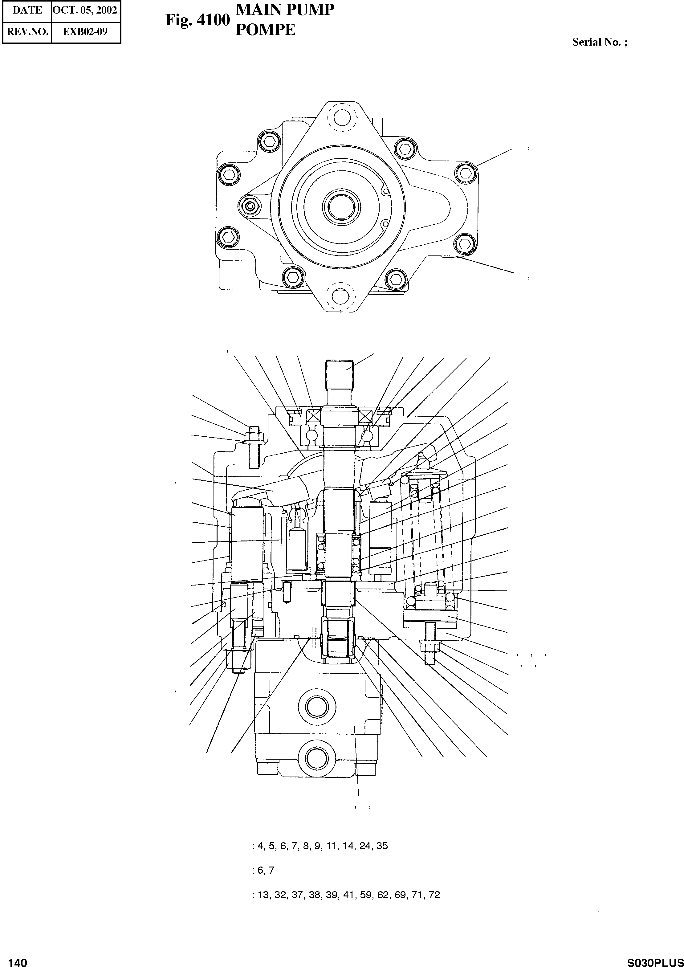 SEAL;OIL MAIN PUMP | ref:SCJY-305210-V