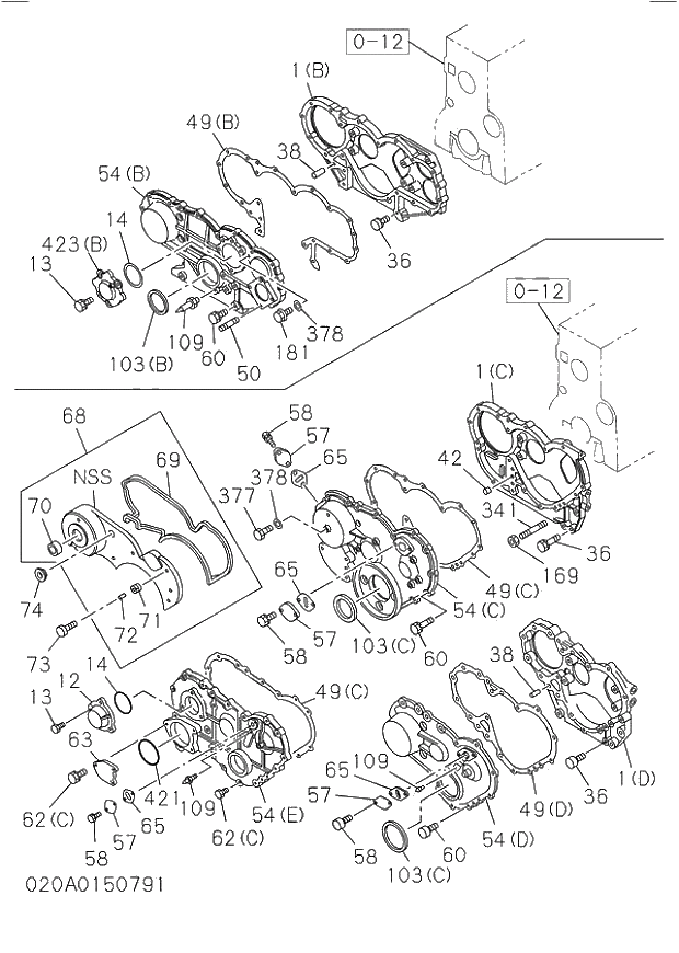 COVER; TIMING CHECK HOLE 020_TIMING GEAR CASE AND FLYWHEEL HOUSING. | ref:5113210090