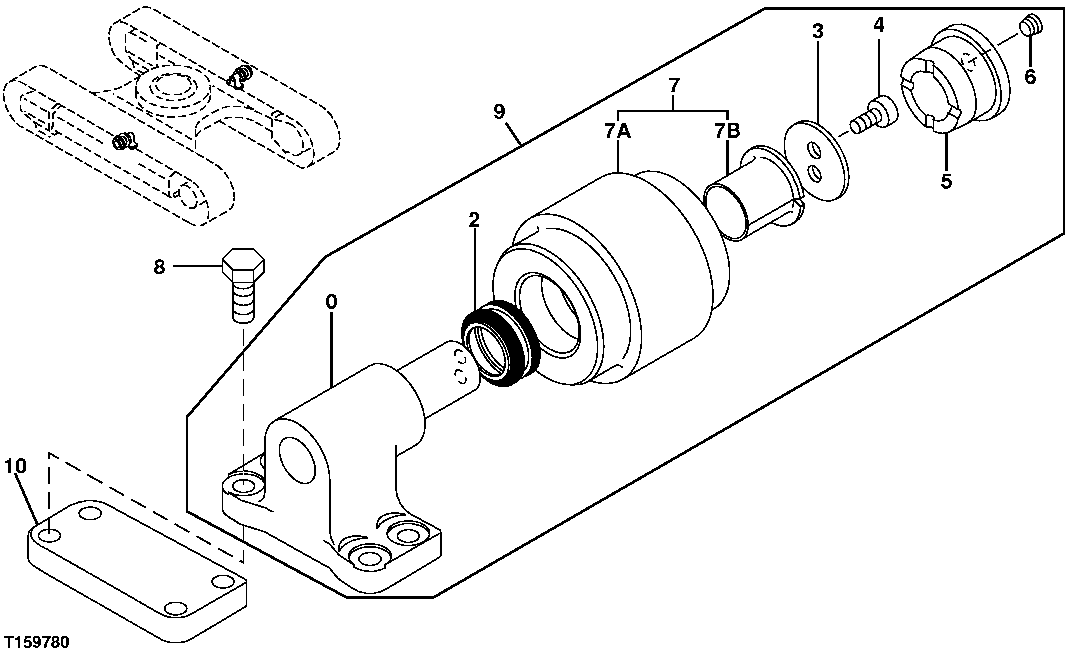 Bolt 10 - Upper Roller (041911 - ) | ref:M351018