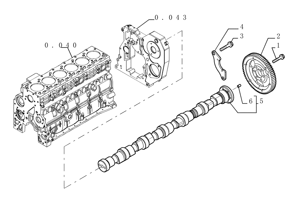 DOWEL,M6 x 8 L (9.016[00]) - CAMSHAFT - TIMING CONTROL | ref:4899080