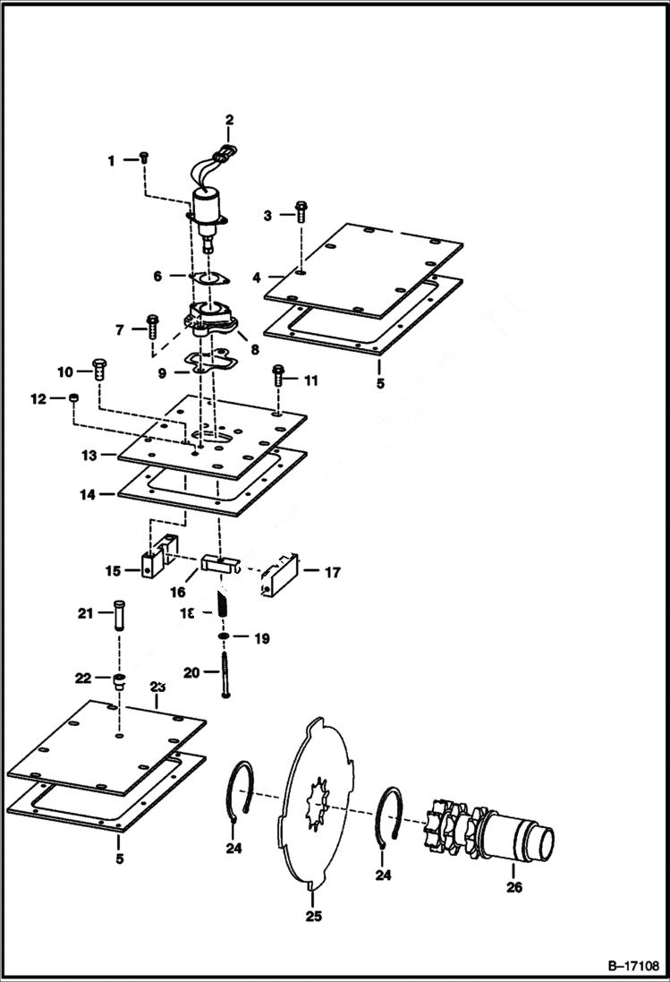 SOLENOID Was 6667992 - A DISC BRAKE (Non-Flat Top Chaincase) | ref:6681512