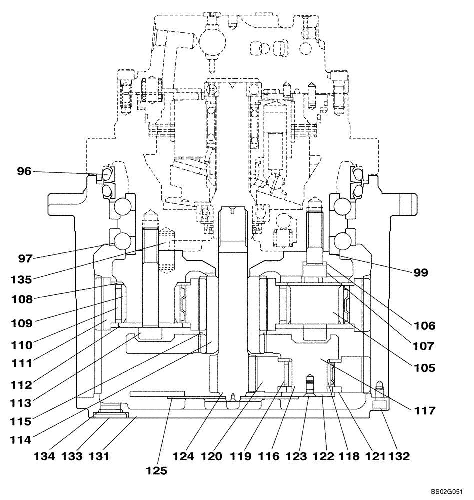 SUN GEAR (06-02) - MOTOR ASSY -  GEAR ASSY, REDUCTION (Sep  9 2011  9 | ref:LC00165