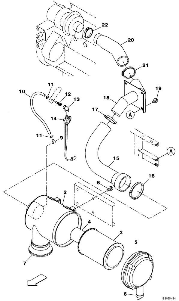 CAP (02-03) - AIR CLEANER - WITHOUT NOISE REDUCTION COVERS | ref:165437A1