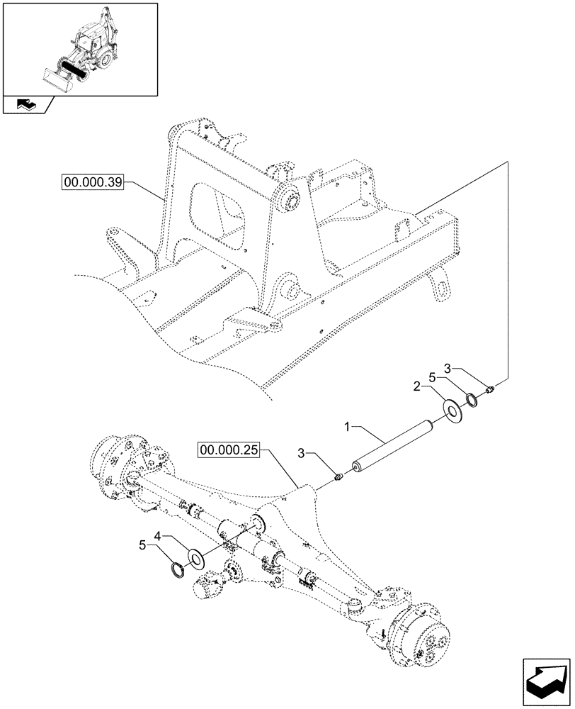 WASHER,52.3mm ID x 114mm OD x 4.78mm Thk (25.100.0101) - AXLES - FRONT AXLE INSTALLATION - 4WD (VAR.7 | ref:D123684