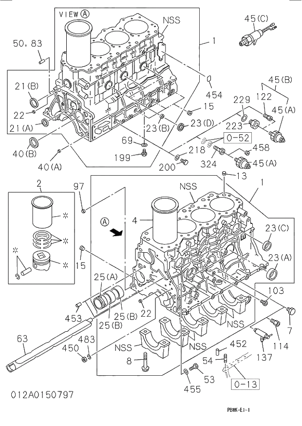 WASHER; LK,REAMER BOLT 012 CYLINDER BLOCK | ref:0915105100