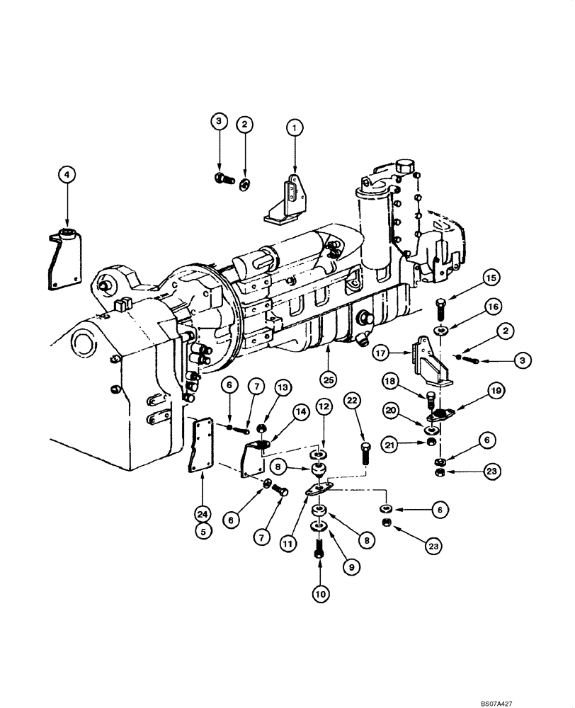 ENGINE MOUNT (02.01[00]) - ENGINE - MOUNTING | ref:73163866