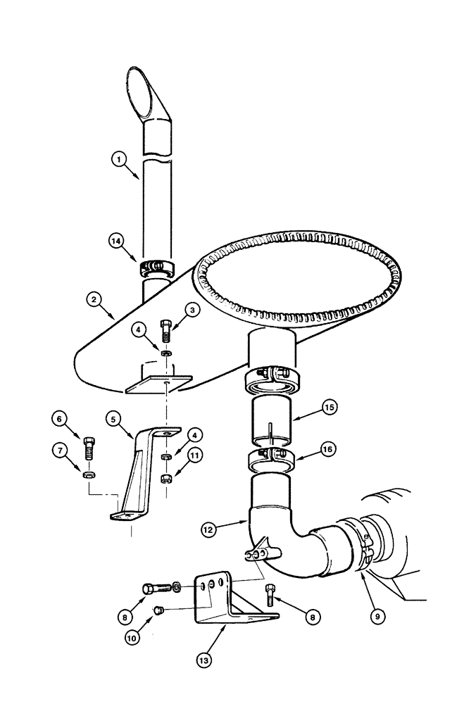 CLAMP (02.07[00]) - MUFFLER AND EXHAUST SYSTEM | ref:75249100