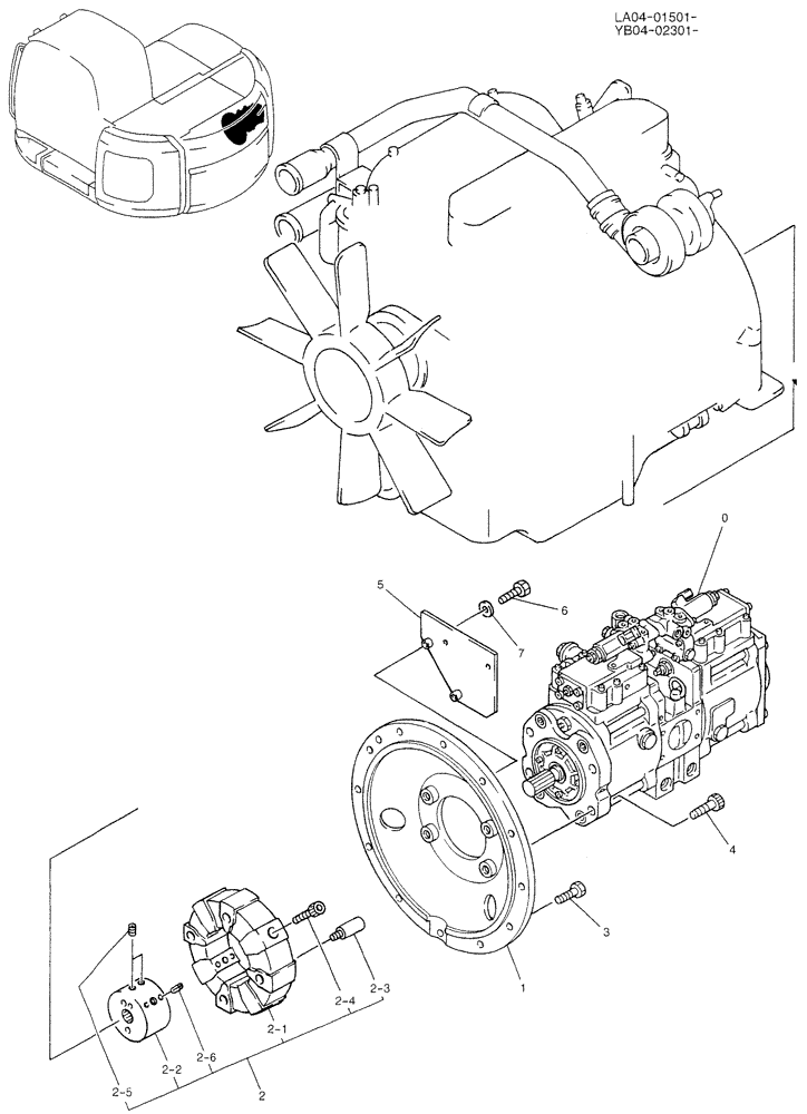 COUPLING (01-021) - POWER TAKE-OFF ASSY | ref:YB30P01001F1